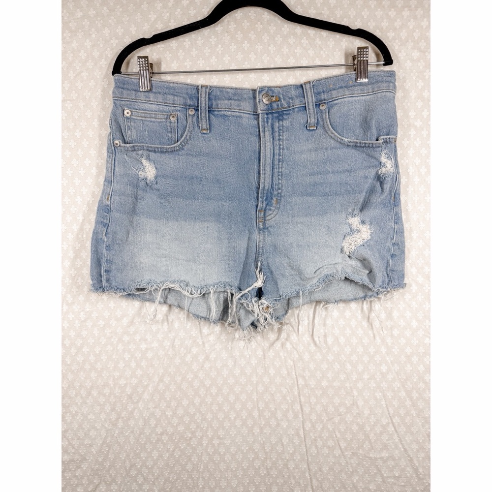 Madewell Light Wash The Perfect‎ Jean Shorts